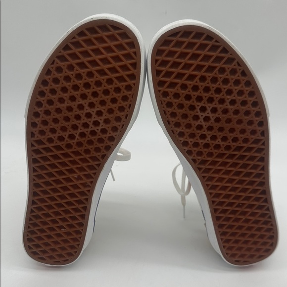 Vans Unisex Old Skool Cream White Low Top Sneakers Men Size 9.5 Womens Size 11.0 - Picture 12 of 14